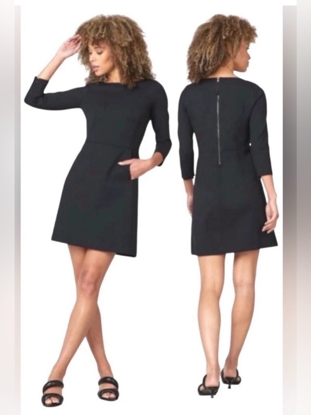 Spanx | Perfect A-Line 3/4 Sleeve Dress, Small
